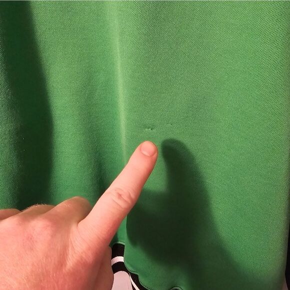 Ecko Track Jacket Mens XL Black Green White Rhino Embroidered Clean Y2K Vintage - Picture 8 of 8